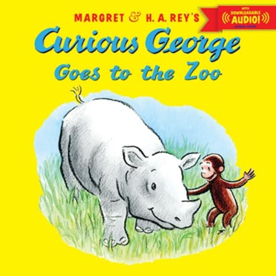 Cover of Curious George Goes to the Zoo with downloadable audio