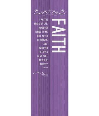 Cover of Painted Wood Faith (2' x 6') Vinyl Banner