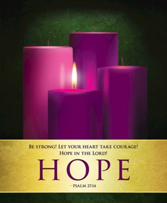 Cover of Hope Advent Sunday 1 Large Bulletins, Pack of 50
