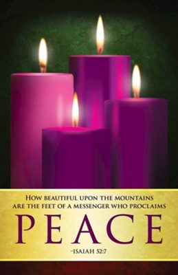Cover of Peace Advent Sunday 4 Bulletins, Pack of 50