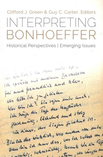 Cover of Interpreting Bonhoeffer: Historical Perspectives, Emerging Issues