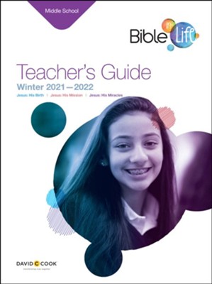 Cover of Bible-in-Life: Middle School Teacher's Guide, Winter 2021-22