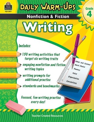 Cover of Daily WarmUps: Nonfiction and Fiction Writing (Grade 4)