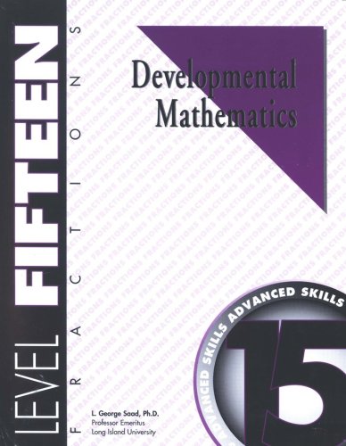 Cover of Developmental Math, Level 15, Student Workbook