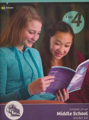 Cover of Answers Bible Curriculum Middle School Unit 4 Teacher Kit (2nd Edition)