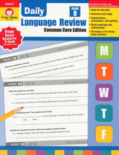 Cover of Daily Language Review Grade 8 (Revised Edition)