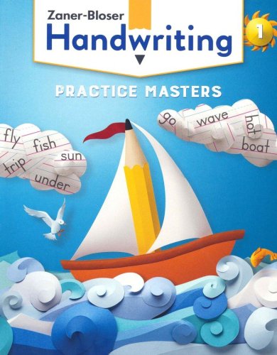 Cover of Zaner-Bloser Handwriting Grade 1: Student Edition & Practice Masters (Homeschool Bundle -- 2020 Copyright)