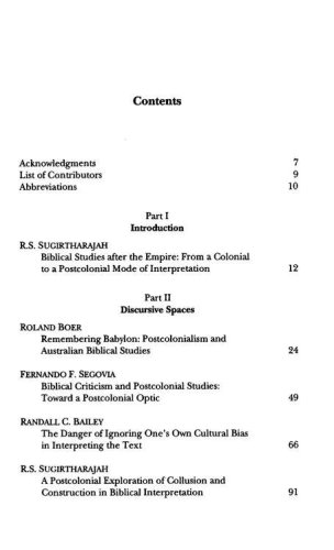 Cover of The Postcolonial Bible
