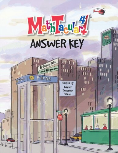 Cover of MathTacular 4, Workbook Answer Key