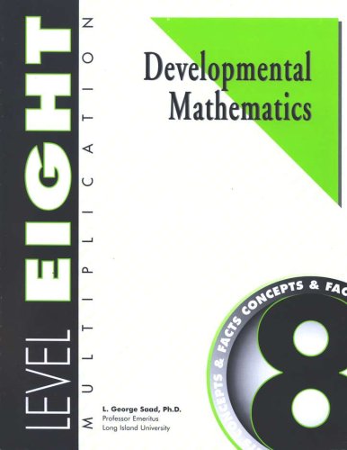 Cover of Developmental Math, Level 8, Student Workbook