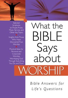 Cover of What the Bible Says about Worship - eBook