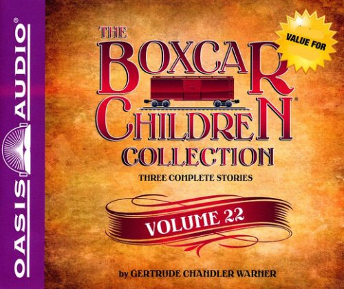 Cover of The Boxcar Children Collection Volume 22: The Black Pearl Mystery, The Cereal Box Mystery, The Panther Mystery - unabridged audio book on CD