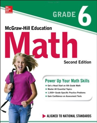 Cover of McGraw-Hill Education Math Grade 6, Second Edition