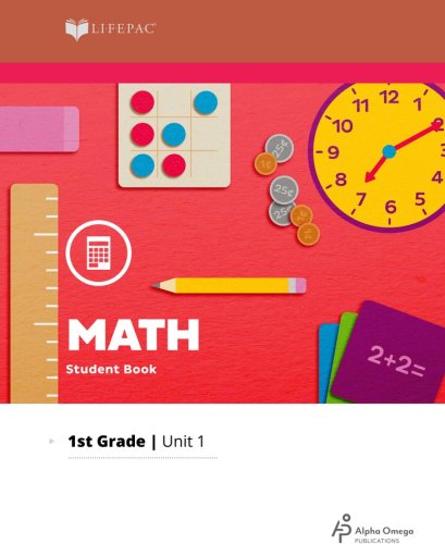Cover of Lifepac Math Grade 1 Unit 1: Number Order, Add/Sub. to 9