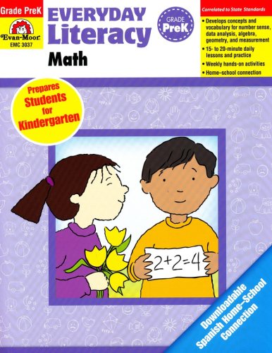 Cover of Everyday Literacy: Math, Grade PreK
