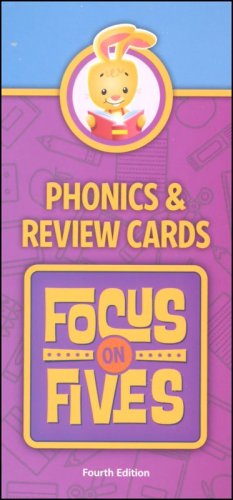 Cover of BJU Press K5 Focus on Fives Phonics Review Cards (4th Edition)