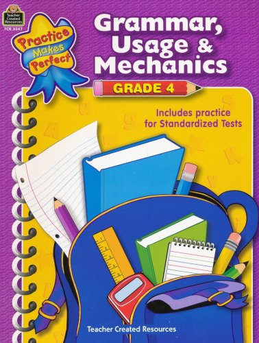 Cover of Grammar, Usage & Mechanics, Grade 4