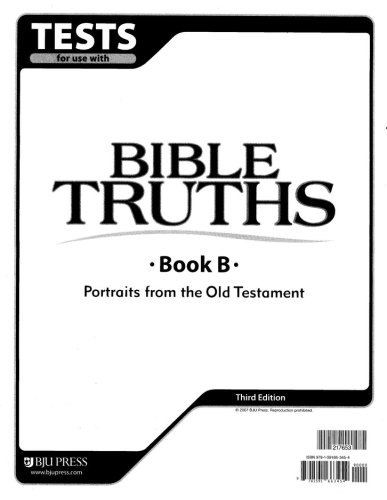 Cover of BJU Press Bible Truths Level B (Grade 8) Tests, Third Edition