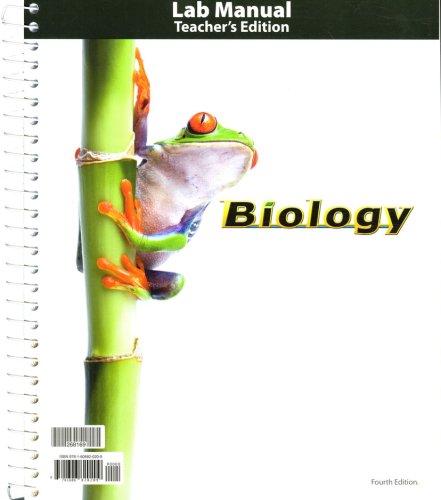 Cover of BJU Press Biology Grade 10 Lab Manual Teacher's Edition, Fourth Edition