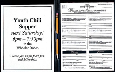 Cover of Attendance Registration Pad Large Holder - Black (Package of 3)