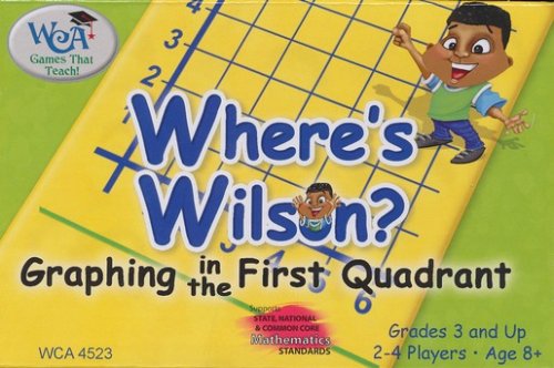 Cover of Where's Wilson? Graphing in the First Quadrant Game