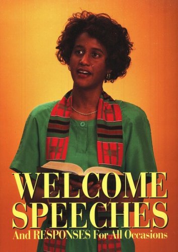 Cover of Welcome Speeches and Responses