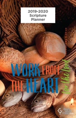 Cover of God's Word in Time Scripture Planner: Work From the Heart for the Lord Secondary Student Edition (ESV Version; Small; August 2019 - July 2020)