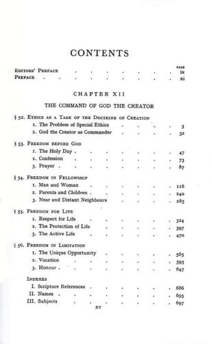 Cover of The Command of God the Creator - Church Dogmatics volume 3.4