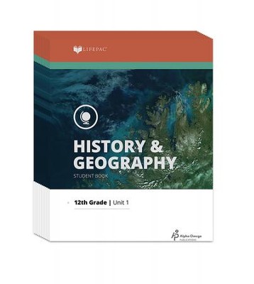Cover of Lifepac History & Geography Workbook Set, Grade 12