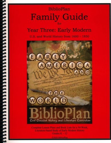 Cover of The BiblioPlan Family Guide to Early Modern History, 2020 Edition