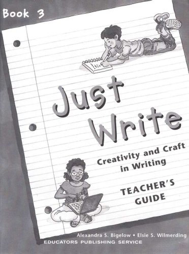 Cover of Just Write Book 3, Teacher Guide (Homeschool Edition)