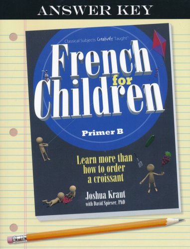 Cover of French for Children Primer B Answer Key