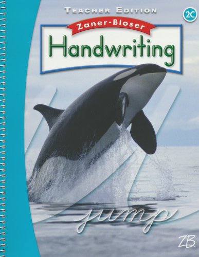Cover of Zaner-Bloser Handwriting Grade 2C: Student & Teacher Editions (Homeschool Bundle -- 2016 Edition)
