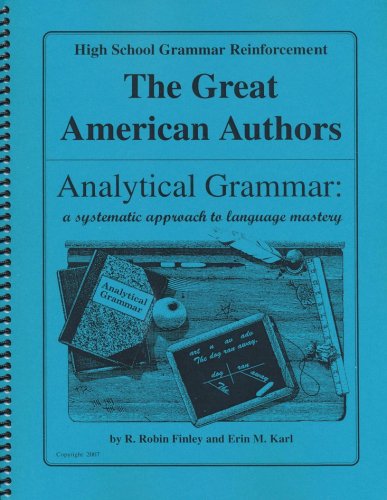 Cover of Analytical Grammar: High School Grammar Reinforcement - American Authors