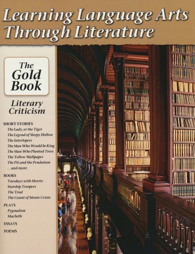 Cover of Learning Language Arts Through Literature: The Gold Book - Literary Criticism Textbook