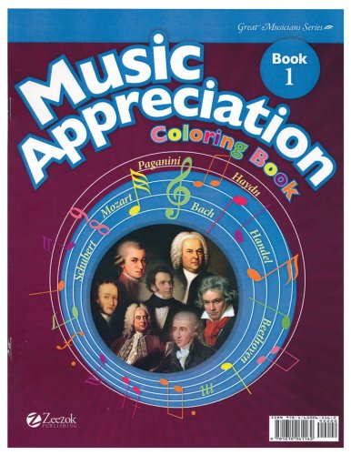 Cover of Music Appreciation: Book 1 for Elementary Grades, Coloring Book