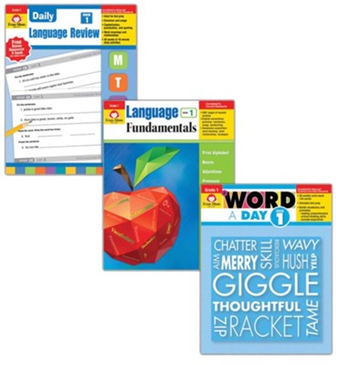 Cover of Evan-Moor Language Bundle, Grade 1