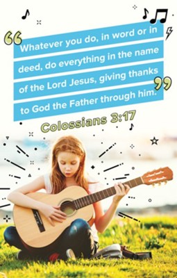 Cover of Bible Studies for Life: Kids Colossians 3:17 Postcards Pkg. 25