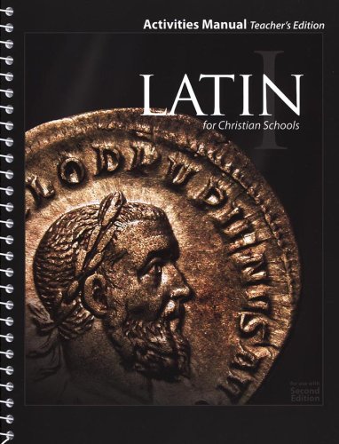 Cover of BJU Press Latin 1 Student Activities Manual, Teacher's Edition (Second Edition)