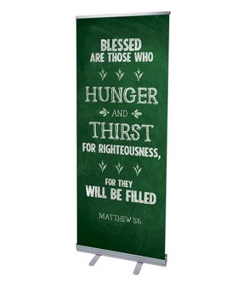 Cover of Chalkboard Art Green (31 inch x 79 inch) RollUp Banner