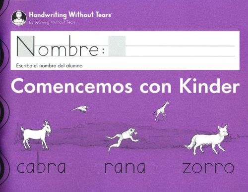 Cover of Comencemons con Kinder Student Workbook Transitional K