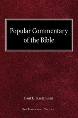 Cover of Popular Commentary of the Bible Old Testament Volume 1
