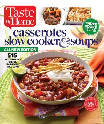 Cover of Taste of Home Casseroles, Slow Cookers & Soups - eBook