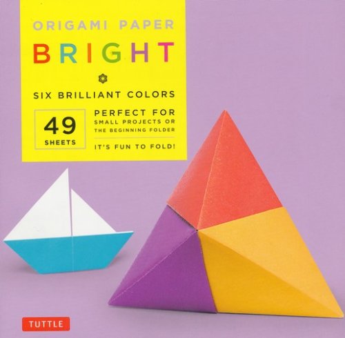 Cover of Origami Paper Bright with 8 page booklet