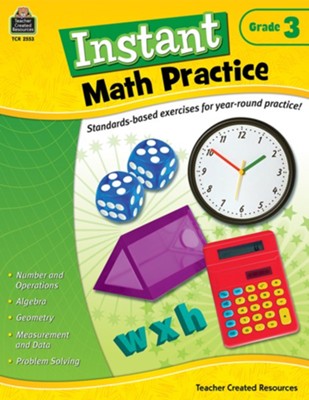 Cover of Instant Math Practice (Grade 3)