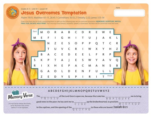Cover of Answers Bible Curriculum Grades 4-5 Unit 14 Take Home Sheets (2nd Edition)