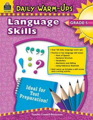 Cover of Daily WarmUps: Language Skills (Grade 5)