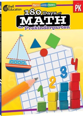 Cover of 180 Days of Math for Prekindergarten