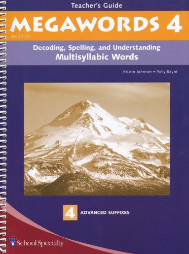 Cover of Megawords 4 Teacher's Guide, 2nd Edition (Homeschool Edition)