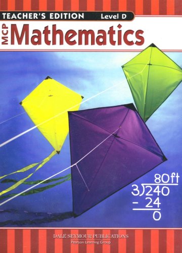 Cover of MCP Mathematics Level D Teacher's Guide (2005 Edition)